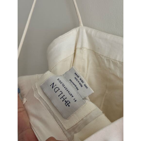 BHLDN Blue Bow Fitted Mini Dress Size 12 NEW - Picture 10 of 11